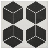 Blockmuster - Schwarz auf Weiß Stoff (Muster)