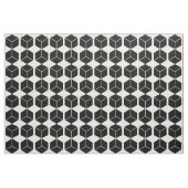 Blockmuster - Schwarz auf Weiß Stoff (Yard (91,4 cm))