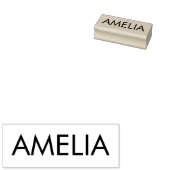 Blockname Personalisierte Briefmarke aus Kautschuk Gummistempel (Stempel)