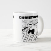 Blockpaarung oder Blockpaver-Ebene mit Namen Jumbo-Tasse (Vorderseite Rechts)