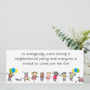 BLOCKPARTY-EINLADUNG EINLADUNG