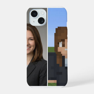 BlockPix Minecraft Character Phone Case iPhone 15 Hülle