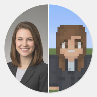 BlockPix Minecraft Charakter Aufkleber