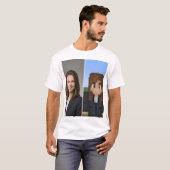 BlockPix Minecraft Charakter T-Shirt (Vorne ganz)