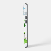 BlockQuest Adventures - Pixel Art iPhone 15 Fall iPhone 15 Hülle (Linke Seite)