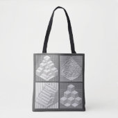 Blocks Maze Puzzle Tote Bag Tasche (Vorderseite)