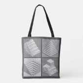 Blocks Maze Puzzle Tote Bag Tasche (Rückseite)