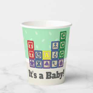 Blocks Paper Cup des zukünftigen Biologen Pappbecher