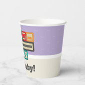 Blocks Paper Cup für zukünftige Physiker Pappbecher (Rückseite)