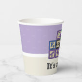 Blocks Paper Cup für zukünftige Physiker Pappbecher (Vorderseite)