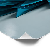 Blockscape Water Portrait Poster (Ecke)