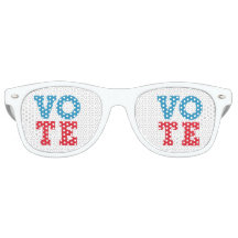 Blockschrift "ABSTIMMUNG" - Sonnenbrille