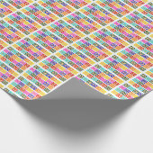 Blockschrift auf Griechisch Geschenkpapier (Ecke)