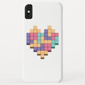 Blockspiel Herzschrittstil Case-Mate iPhone Hülle (Rückseite)