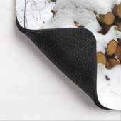 Blockstapel in der Mammutmatte Holz Mousepad (Ecke)