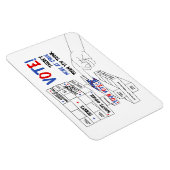 Blockturm bei Wahlen Mehr zum Fortschritt Magnet (Rechte Seite)