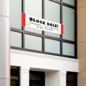 Blockverkaufsbanner Banner (Äußeres Gebäude)