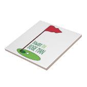 Blockwagen-Mann Fliese (Seite)