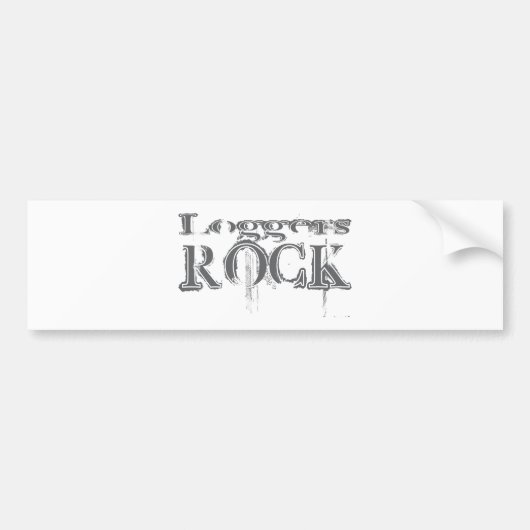 Blockwinde-Felsen Autoaufkleber (Vorne)
