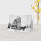 Blockwinden bei Arbeit, 1890 Karte (Gelbe Blume)