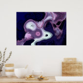 Blocky Blob Poster (Küche)