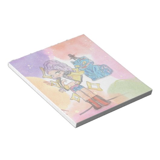 Bloco de notas Rumi e  Notizblock (angewinkelt)