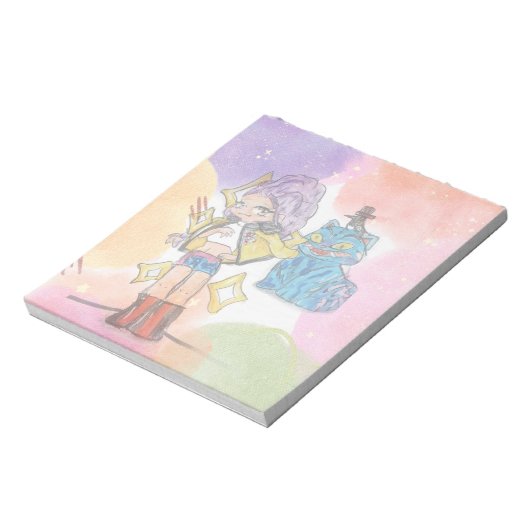 Bloco de notas Rumi e Notizblock (Rotiert)