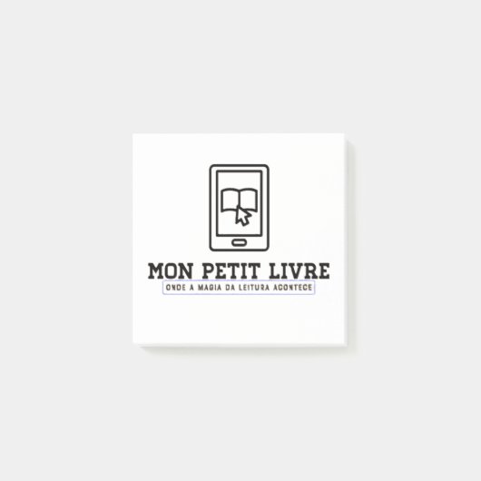 Blocos de nota Mon Petit Livre Post-it Klebezettel (Vorderseite)