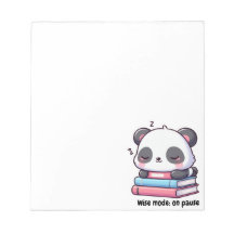 Blocs de Notas Panda Durmiendo