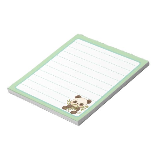 Blocs de Notas Panda Notizblock (Rotiert)
