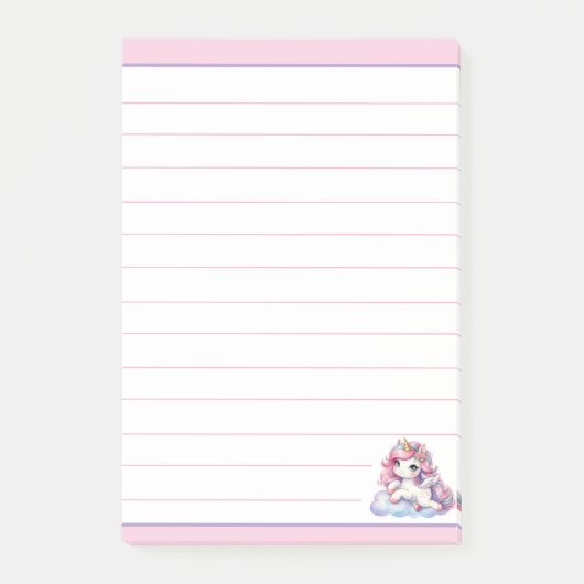 Blocs de Notas Unicornio Post-it Klebezettel (Vorderseite)