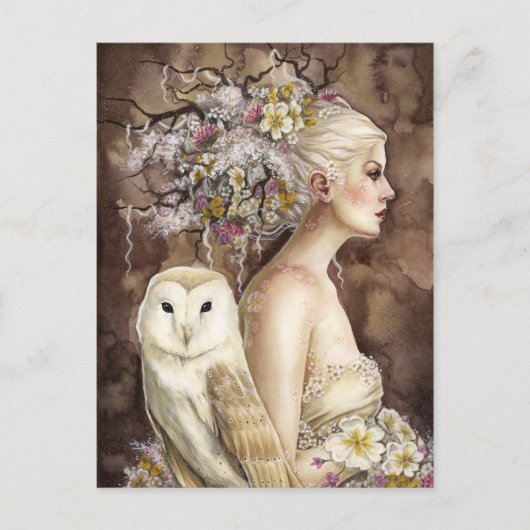 Blodeuwedd in Bloom Postkarte (Vorderseite)