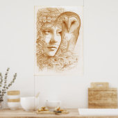 Blodeuwedd Poster (Küche)