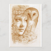 Blodeuwedd Postkarte (Vorderseite)