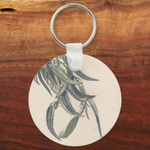 Bloeiende tak van een eucalyptus schlüsselanhänger