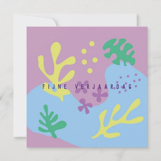 bloem abstract karte (Vorderseite)