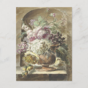 Bloemen (Blumen) von Pieter Van Loo Postkarte