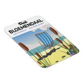 Bloemendaal Amsterdam Travel Poster Magnet (Rechte Seite)