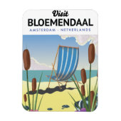Bloemendaal Amsterdam Travel Poster Magnet (Vertikal)
