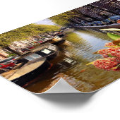 Bloemgracht Amsterdam Canal Summer Foto Poster (Ecke)