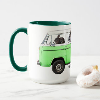 Blog Bunny Bus Tasse Green