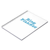 Blog-Planer-Notebook Notizblock (Linke Seite)
