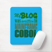 Blog Was Coded in COBOL – Retro Mainframe Develope Mousepad (Mit Mouse)