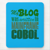 Blog Was Coded in COBOL – Retro Mainframe Develope Mousepad (Vorne)