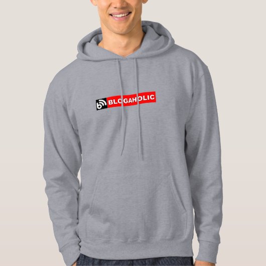 BLOGAHOLIC Hoodie (Vorderseite)