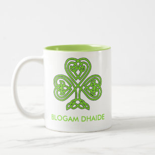 Blogam Dhaide - der Cuppa des Vaters im irischen Zweifarbige Tasse
