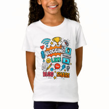 Bloggen Grafik-T-Shirt – Lustiges und Spielerei De