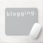 Blogger Bold Simple Modern Mousepad (Mit Mouse)