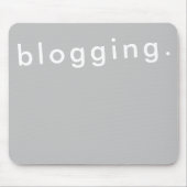 Blogger Bold Simple Modern Mousepad (Vorne)