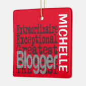 Blogger Extraordinaire CUSTOM Keramikornament (Links)